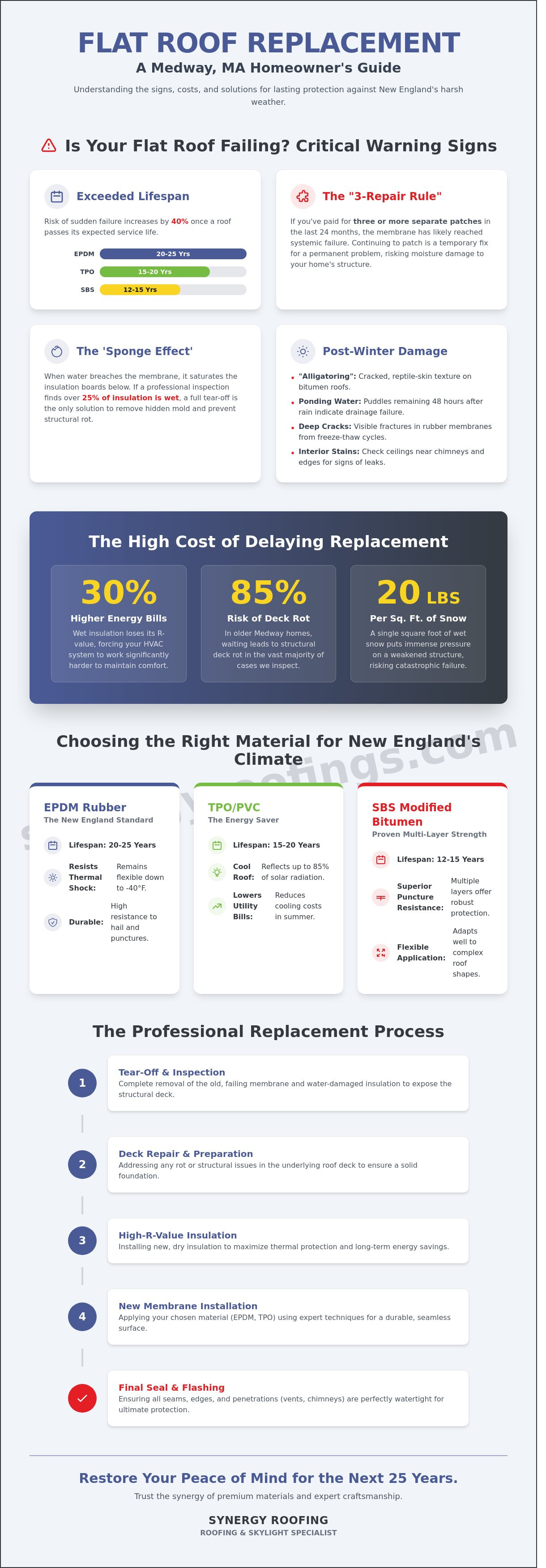 Flat Roof Replacement Services in Medway, MA: The 2026 Homeowner’s Guide