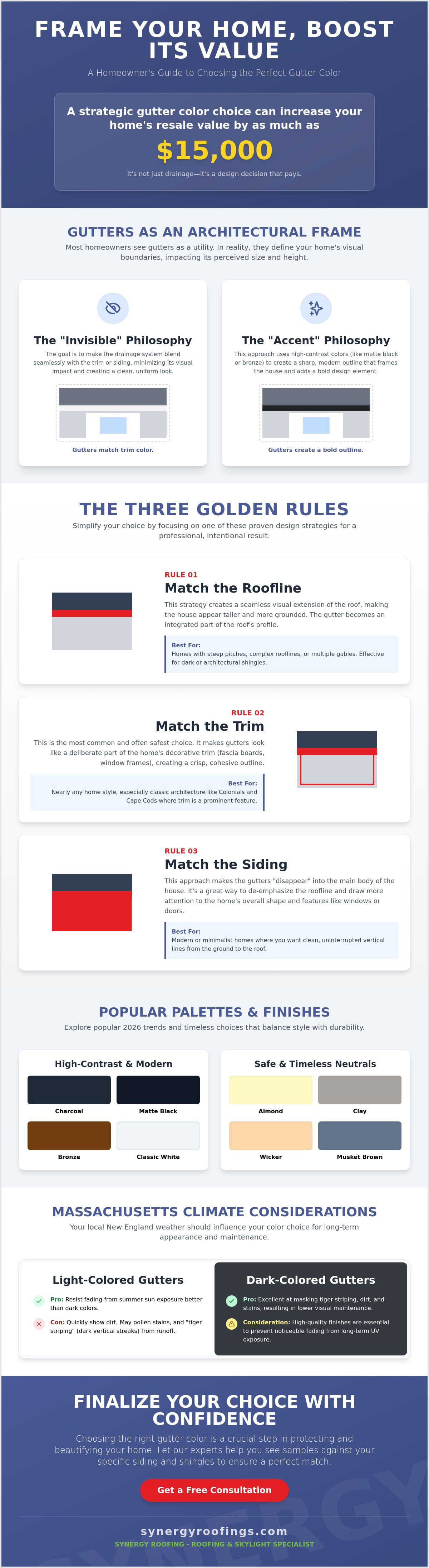 Choosing Gutter Colors for Your House: The 2026 Homeowner’s Design Guide