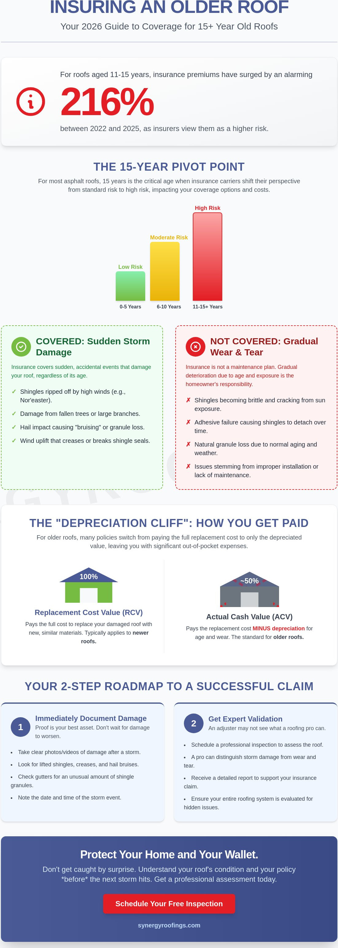 Will Homeowners Insurance Cover a 15-Year-Old Roof? The 2026 Guide