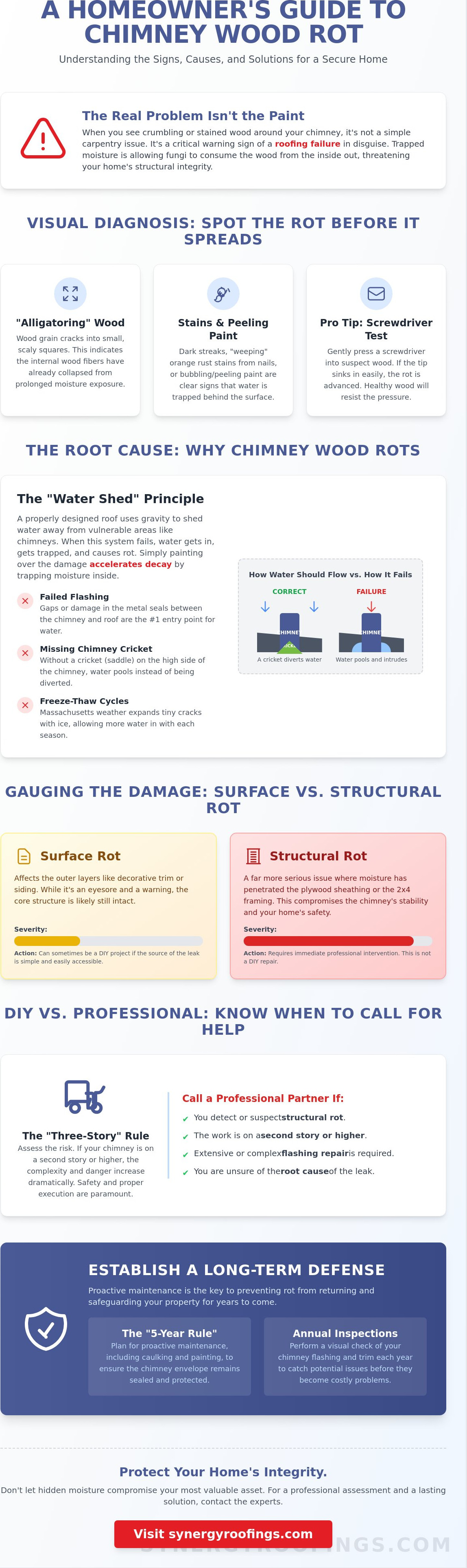 How to Repair Rotted Wood Around Your Chimney: A Professional Guide