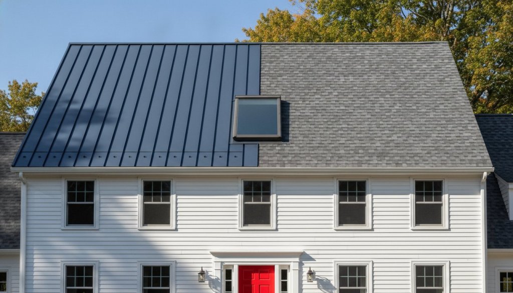 Metal Roof vs. Shingles in Massachusetts: The 2026 Homeowner’s Comparison